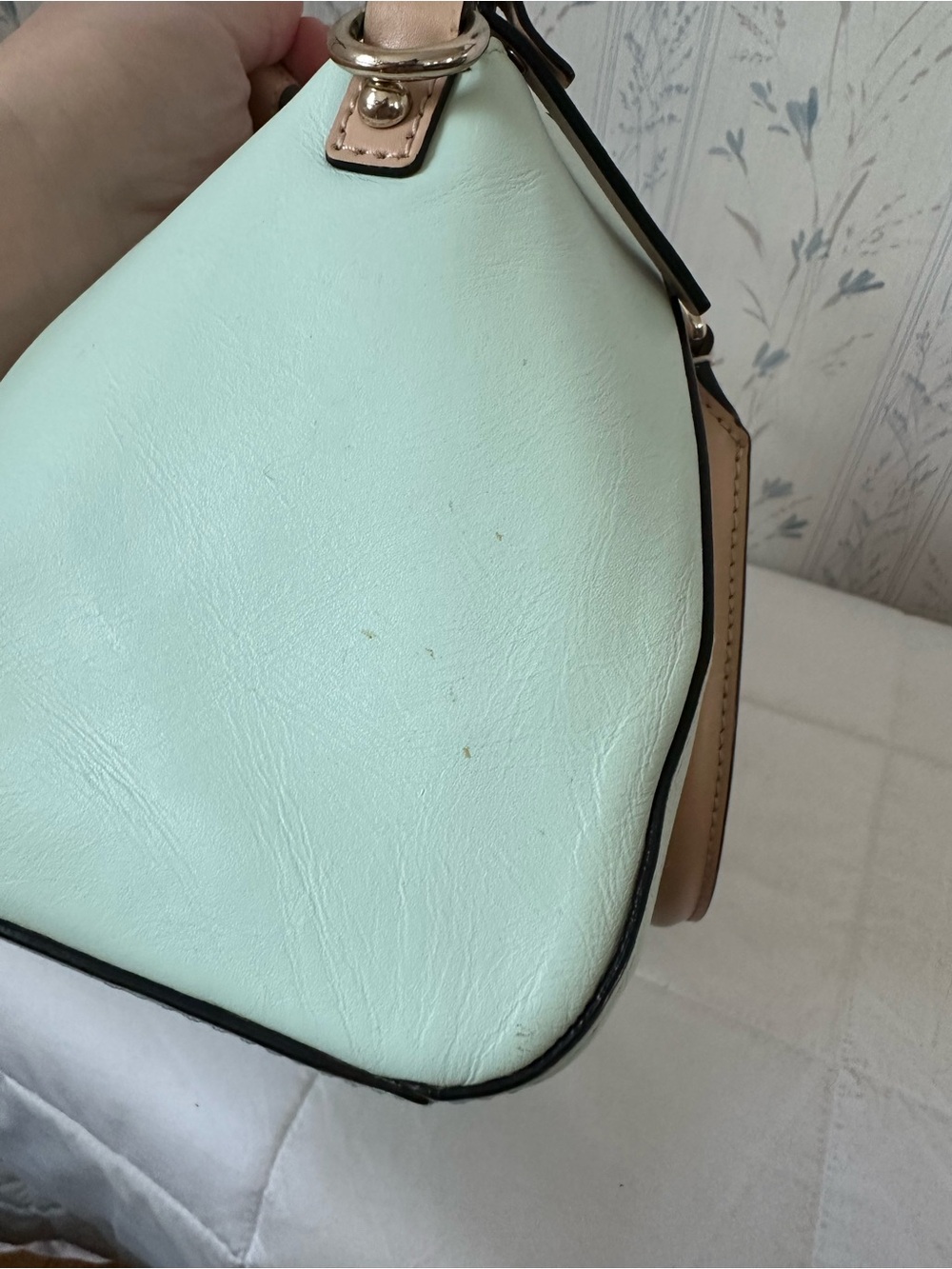 Kate Spade Mint Green Leather Satchel - Picture 15 of 16